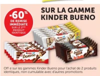 SUR LA GAMME KINDER BUENO