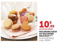 MACARONS CŒUR OU MACARONS DELICIEUX