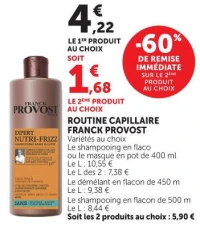 ROUTINE CAPILLAIRE FRANCK PROVOST