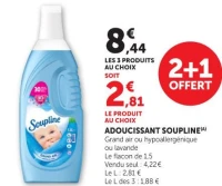 Adoucissant Soupline