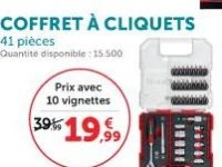 COFFRET À CLIQUETS 41 pièces