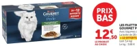 LES FILETTINES GOURMET PERLE Avec légumes ou en sauce La boîte de 28 sachets fraîcheur + 12 OFFERTS (soit 3,4 kg)