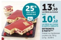 ENTREMETS 6 PARTS