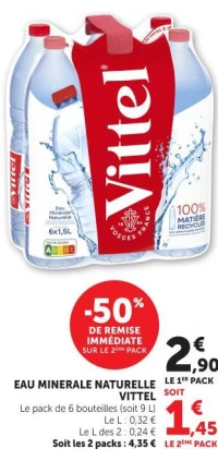 EAU MINERAL NATURELLE VITTEL