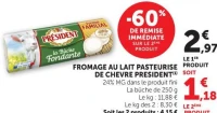 FROMAGE AU LAIT PASTEURISE DE CHEVRE PRESIDENT(1)