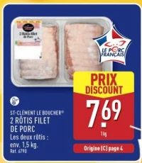 2 RÔTIS FILET DE PORC