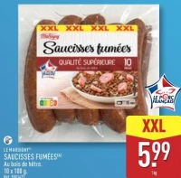 LE MARSIGNY SAUCISSES FUMÉES Au bois de hêtre