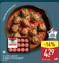 ST-CLÉMENT LE BOUCHER 15 BOULETTES AU BŒUF