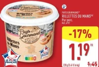 Rillettes du mans Pur porc.