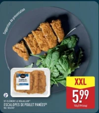 ESCALOPES DE POULET PANÉES