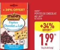 PÉPITES DE CHOCOLAT AU LAIT*