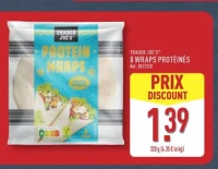 8 wraps protéinés trader joe's®