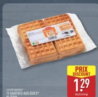 12 GAUFRES AUX ŒUFS