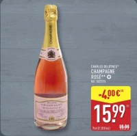 CHARLES DELOYNES CHAMPAGNE ROSÉ**