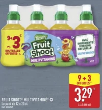 FRUIT SHOOT® MULTIVITAMINÉ * Le pack de 12 x 20 cl.