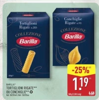TORTIGLIONI RIGATE** OU CONCHIGLIE**