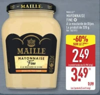MAILLE MAYONNAISE FINE À la moutarde de Dijon