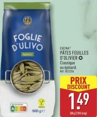 CUCINA PÂTES FEUILLES D'OLIVIER