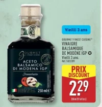 GOURMET FINEST CUISINE VINAIGRE BALSAMIQUE DE MODÈNE IGP