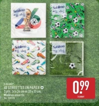 SUBLIMO 40 SERVIETTES EN PAPIER