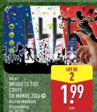 BRIQUETS TIGE COUPE DU MONDE 2026