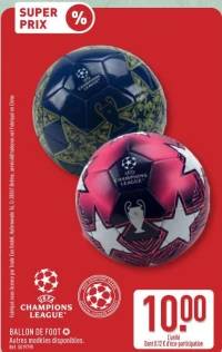 BALLON DE FOOT CHAMPIONS LEAGUE