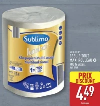 ESSUIE-TOUT MAXI ROULEAU 700 feuilles.