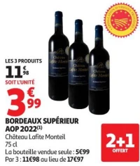 BORDEAUX SUPÉRIEUR AOP 2022(1) Château Lafite Monteil
