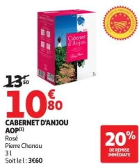 CABERNET D'ANJOU AOP(1) Rosé Pierre Chanau