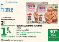QUICHE LORRAINE AUCHAN