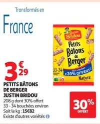 PETITS BÂTONS DE BERGER JUSTIN BRIDOU