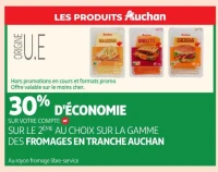 FROMAGES EN TRANCHE AUCHAN