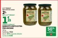 HARICOTS VERTS EXTRA FINS AUCHAN