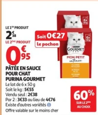 Pâtée en sauce pour chat Purina Gourmet