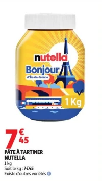PÂTE À TARTINER NUTELLA