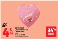 BOÎTE COEUR LAIT ET NOISETTES LINDOR LINDT