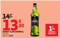WHISKY CLAN CAMPBELL 40° 70 cl