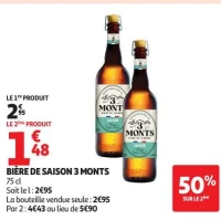BIÈRE DE SAISON 3 MONTS