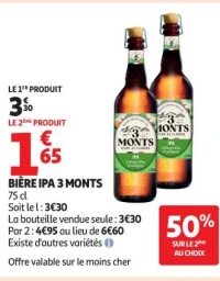 BIÈRE IPA 3 MONTS