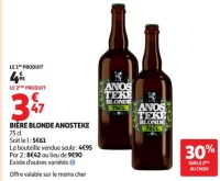 BIÈRE BLONDE ANOSTEKE