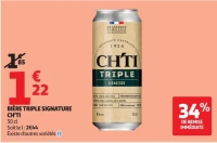 BIÈRE TRIPLE SIGNATURE CH'TI