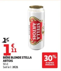 BIÈRE BLONDE STELLA ARTOIS