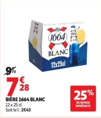 Bière 1664 blanc