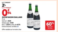 JUS DE RAISIN CHALLAND
