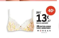 SOUTIEN-GORGE AVEC ARMATURES MORGAN