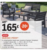 SALON BAS 4 PIÈCES