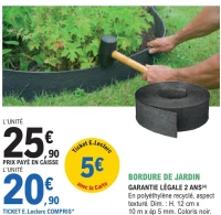 BORDURE DE JARDIN