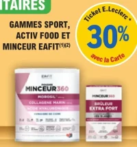 GAMMES SPORT, ACTIV FOOD ET MINCEUR EAFIT