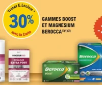 GAMMES BOOST ET MAGNESIUM BEROCCA