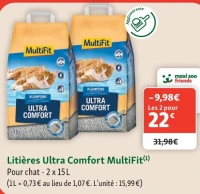 Litières Ultra Comfort MultiFit